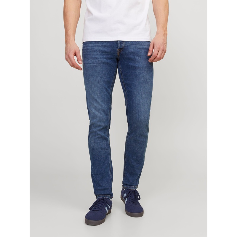 JACK & JONES Washed Blue Slim Fit Glenn Jeans