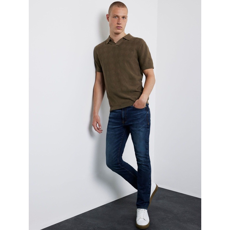 River Island Blue Skinny Fit Jeans