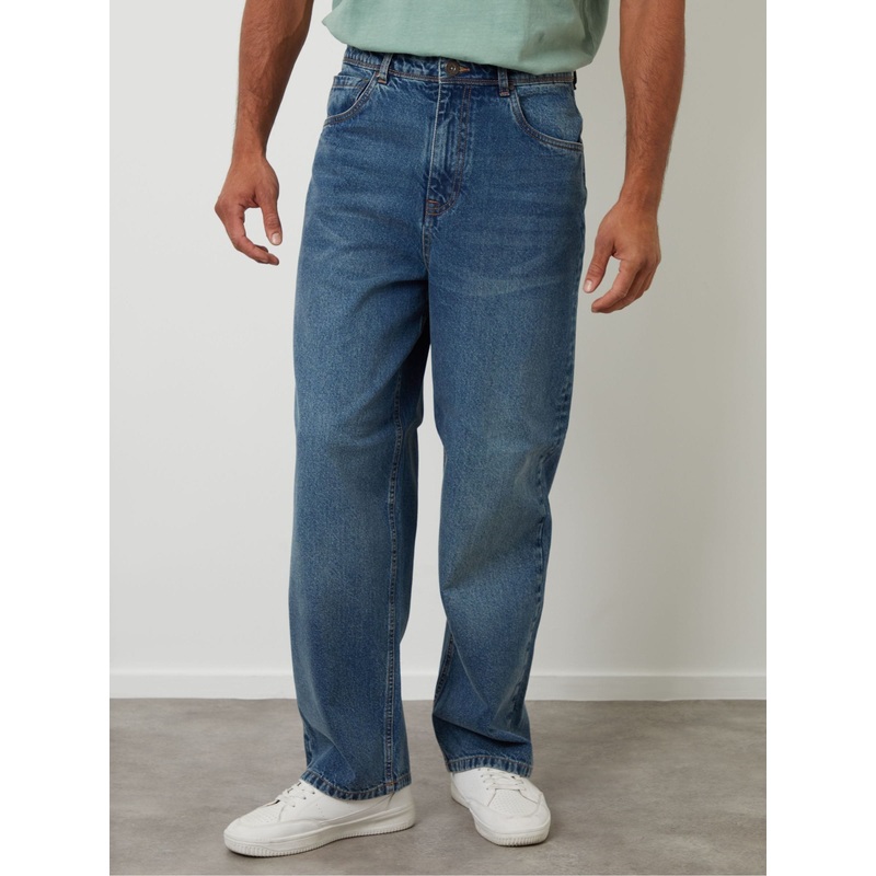 Threadbare Light Blue Baggy Fit Jeans
