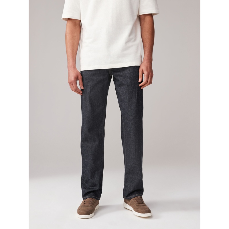 Blue Dark Relaxed Fit 100% Cotton Authentic Jeans