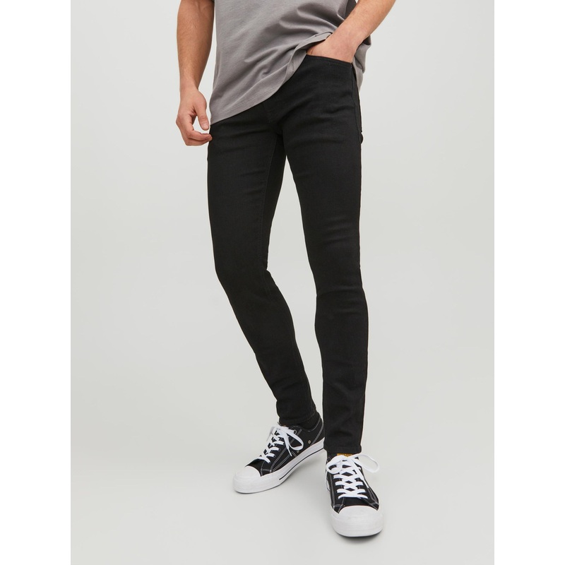 JACK & JONES Black Liam Skinny Fit Jeans