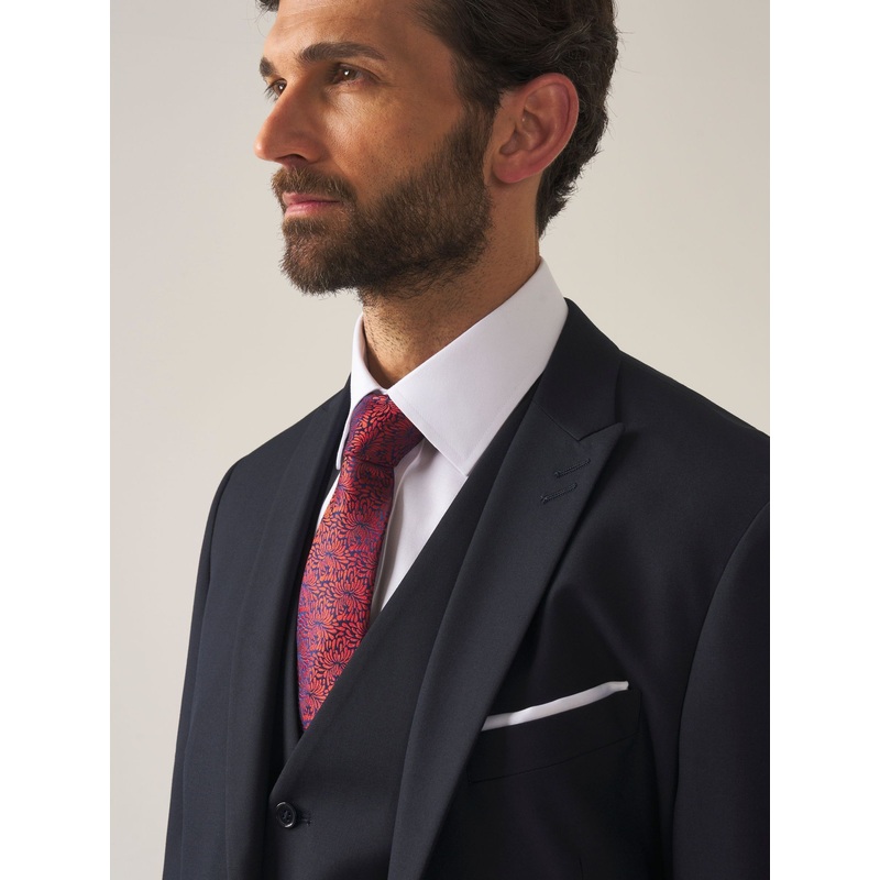 Skopes Dark Navy Blue Tailored Fit Madrid Suit: Jacket