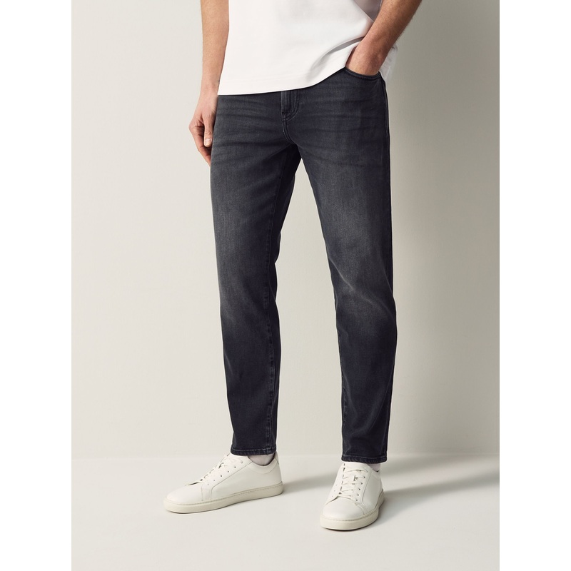 BOSS Black Tapered Fit Comfort Stretch Denim Jeans