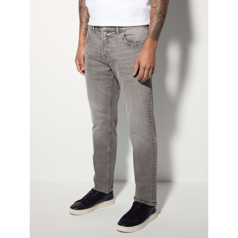Grey Mid Single Slim Fit Classic Stretch Jeans