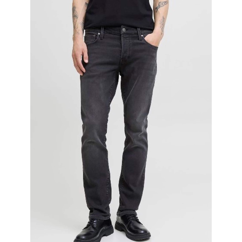 JACK & JONES Black Mike Slim Fit Jeans
