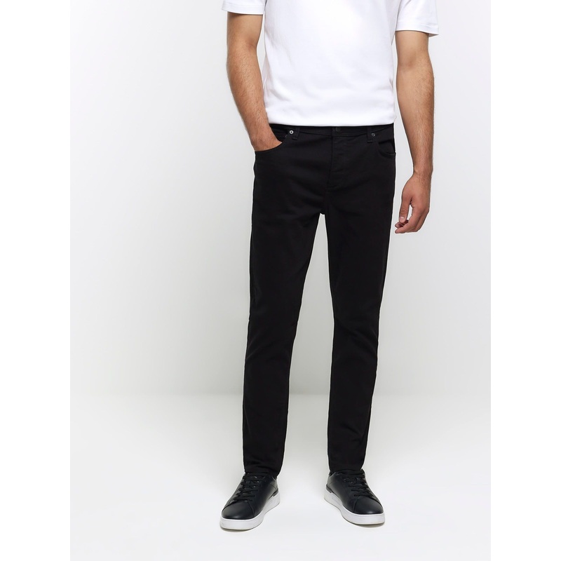 River Island Black Slim Fit Stretch Jeans