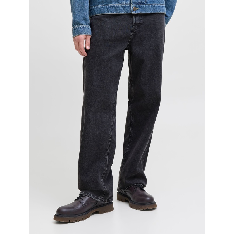 JACK & JONES Black Alex Baggy Fit Jeans