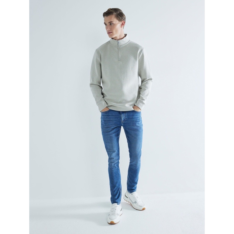 River Island Light Blue Skinny Fit Stretch Jeans