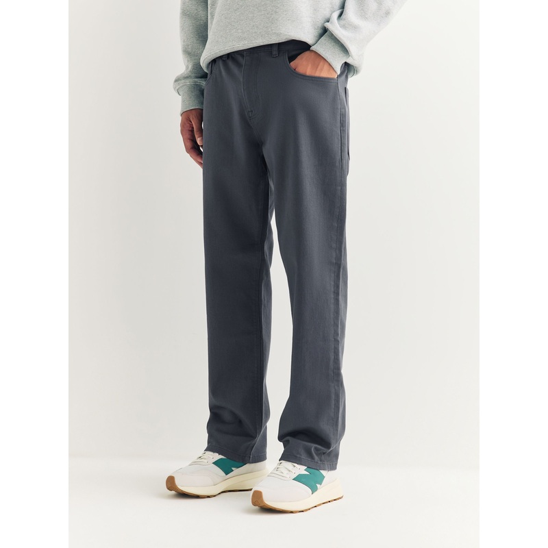 Smoke Blue Single Straight Fit Classic Stretch Jeans