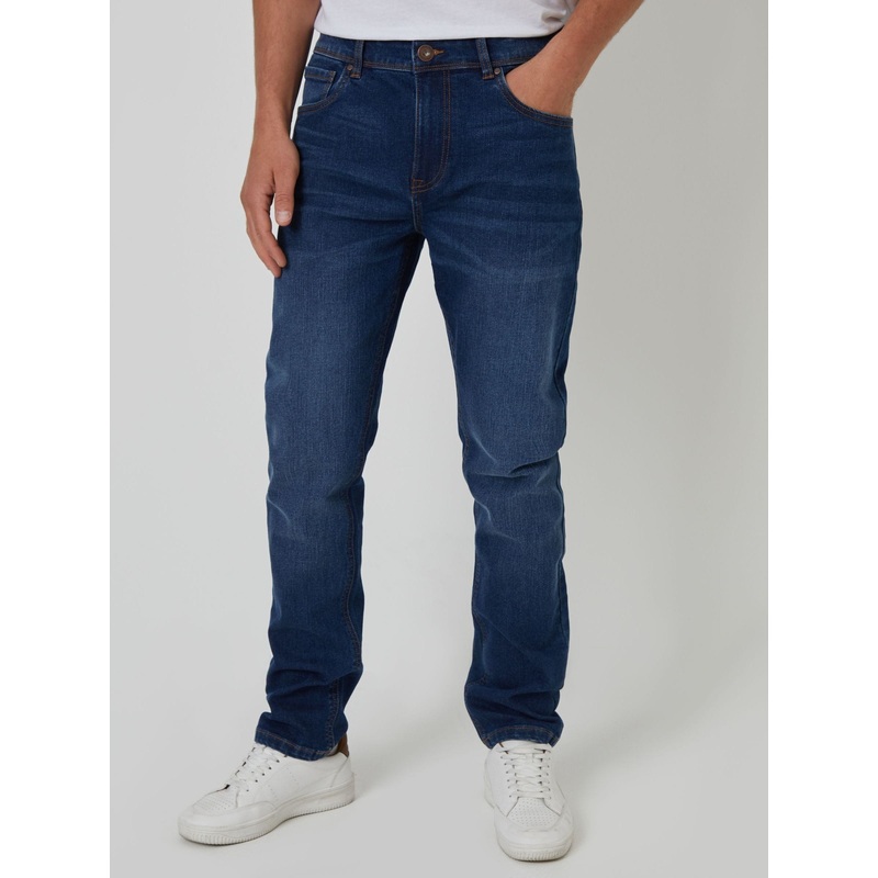 Threadbare Blue Slim Fit Jeans With Stretch
