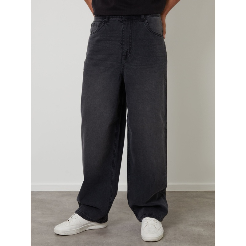 Threadbare Grey Baggy Fit Jeans