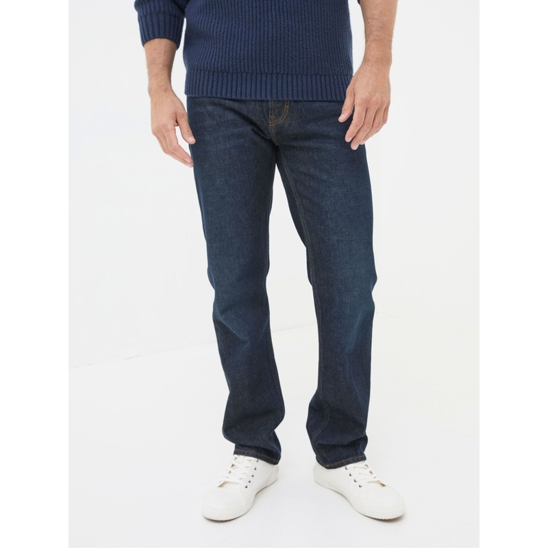 FatFace Indigo Blue Straight Fit Jeans