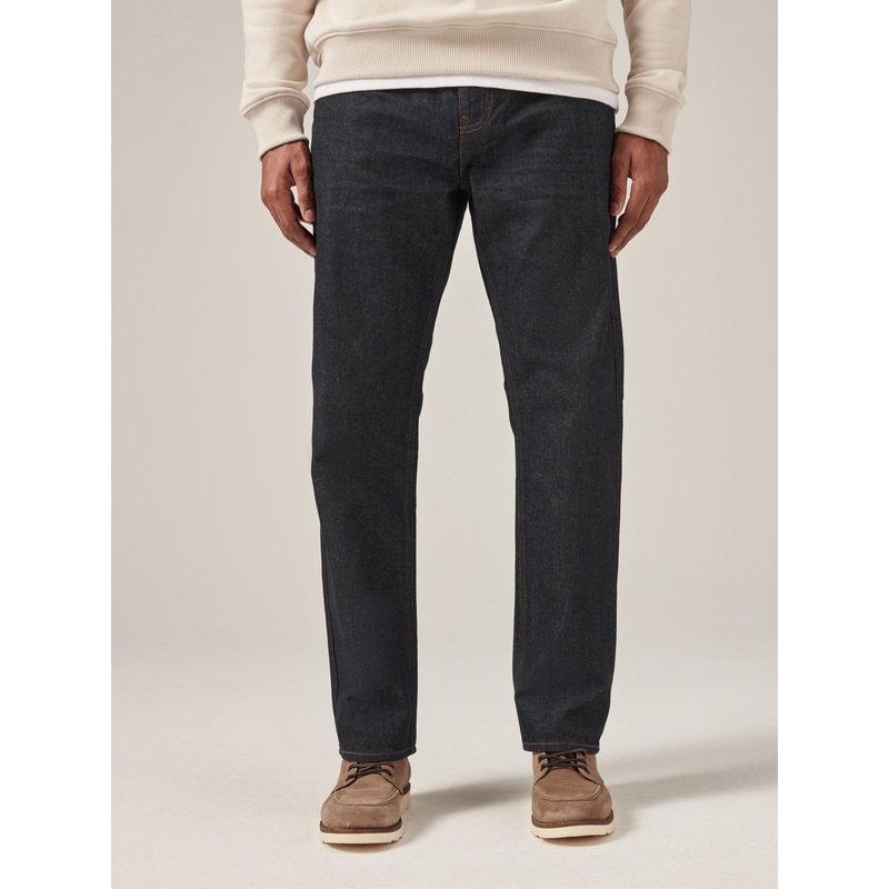 Blue Dark Straight Fit 100% Cotton Authentic Jeans