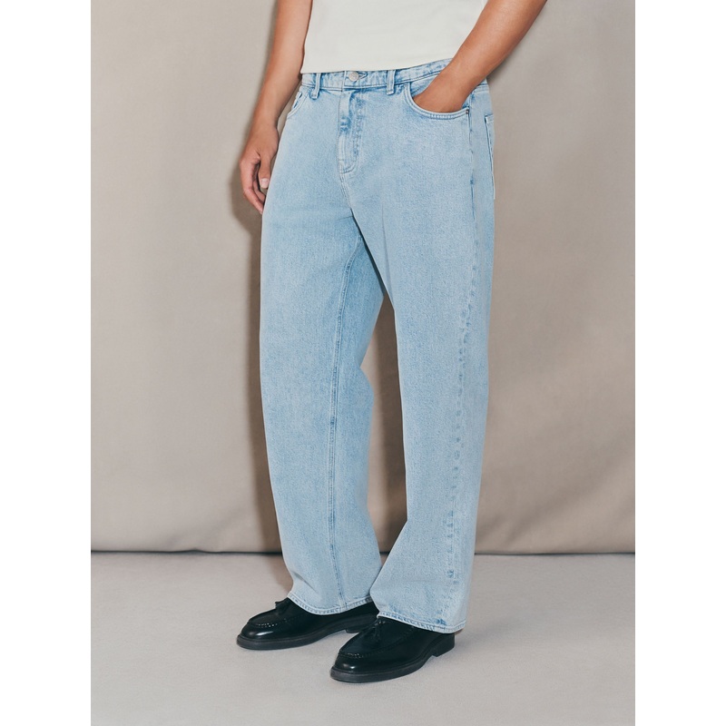 Light Blue EDIT Baggy Fit Jeans