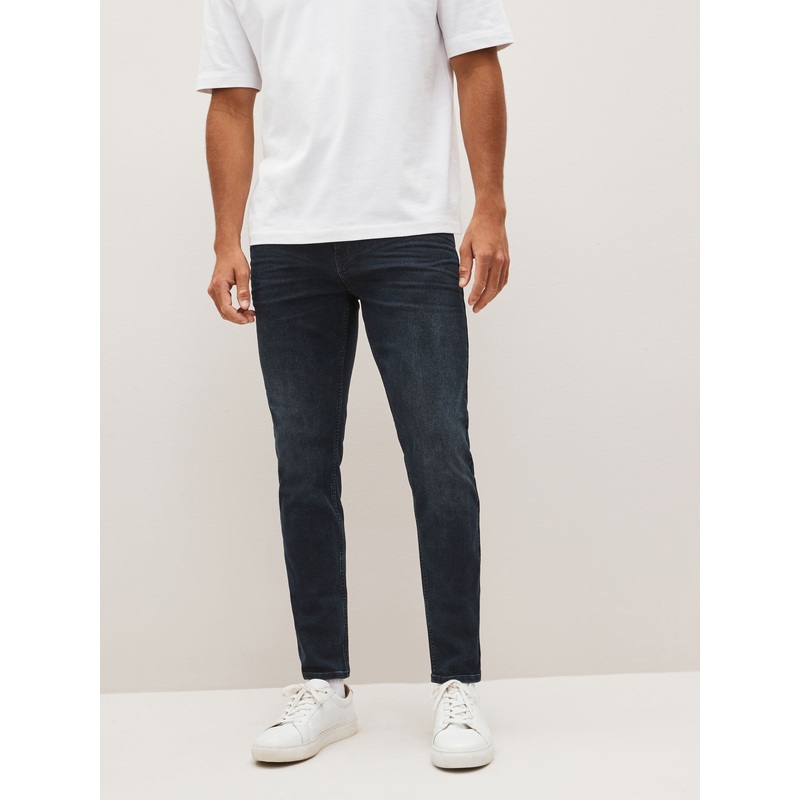 Blue Black Single Skinny Fit Classic Stretch Jeans