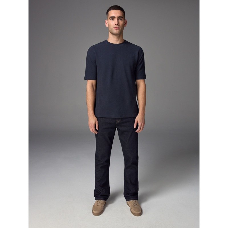 Blue Indigo Rinse Bootcut Classic Stretch Jeans