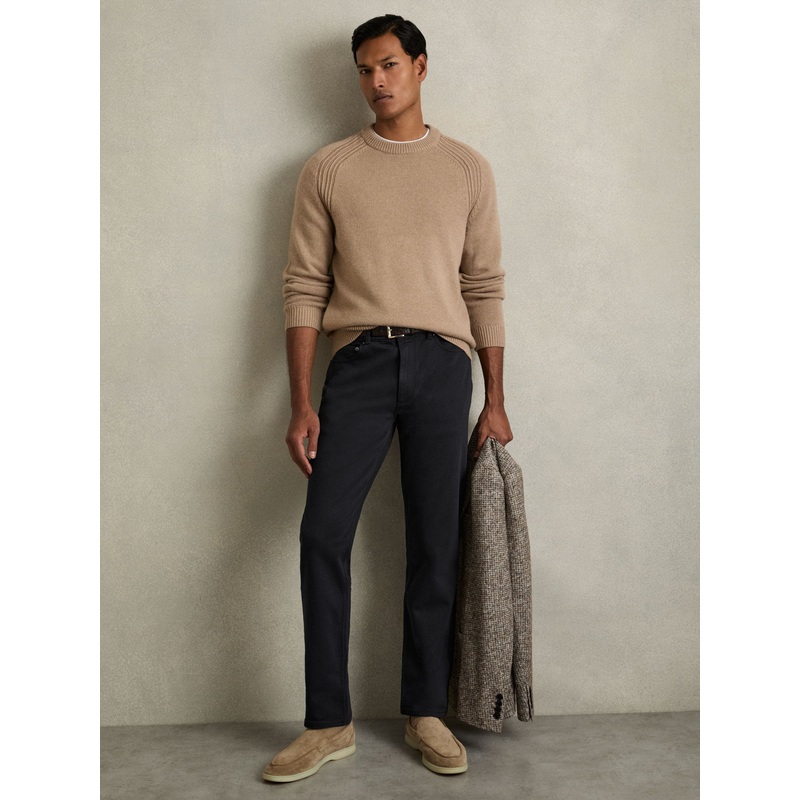 Reiss Navy Picton Cotton-Stretch Slim-Fit Jeans