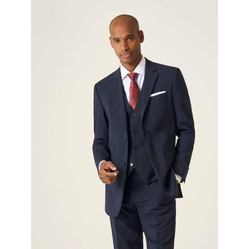 Skopes Navy Blue Classic Fit Wool Rich Darwin Suit Jacket