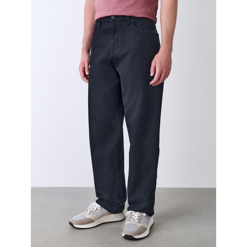 Black Relaxed Fit Motionflex Jeans