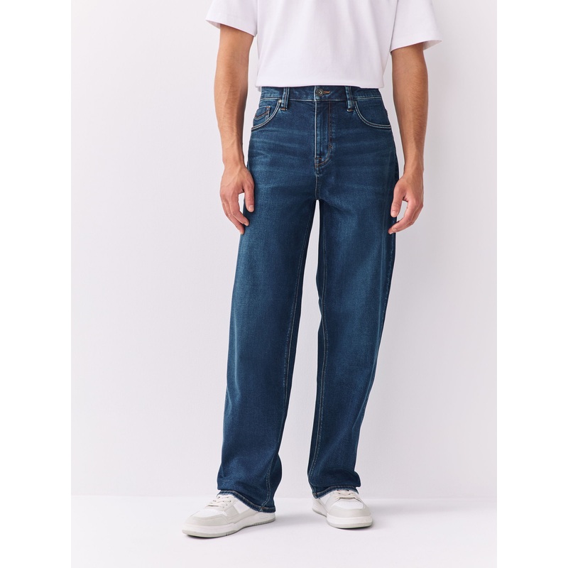 Blue Relaxed Fit Motionflex Jeans