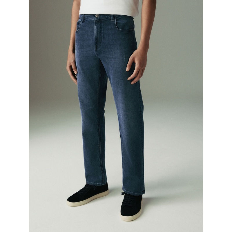 Blue Steel Single Straight Fit Classic Stretch Jeans