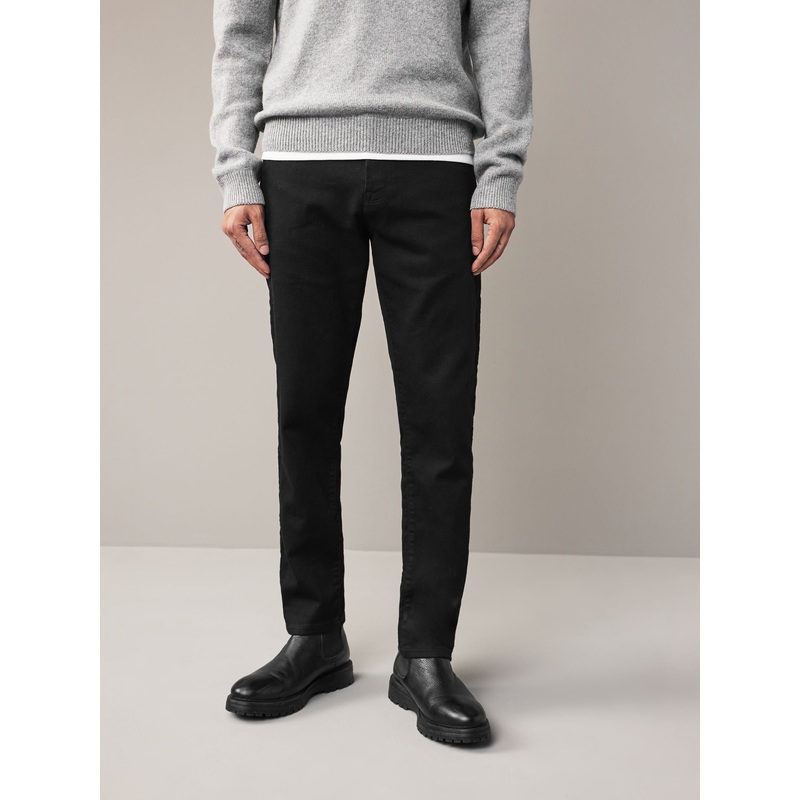 Black Slim Fit Comfort Stretch Jeans
