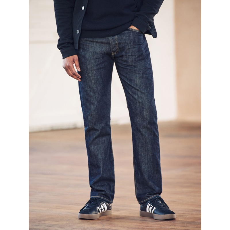 Levi’s Marlon Dark Navy Blue Denim 501 Original Jeans