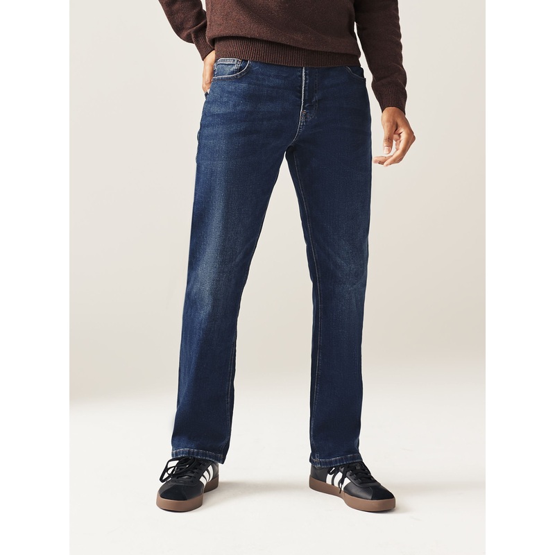 Mid Blue Bootcut Classic Stretch Jeans