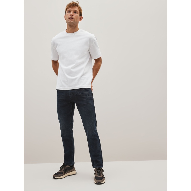 Blue Black Single Slim Fit Classic Stretch Jeans