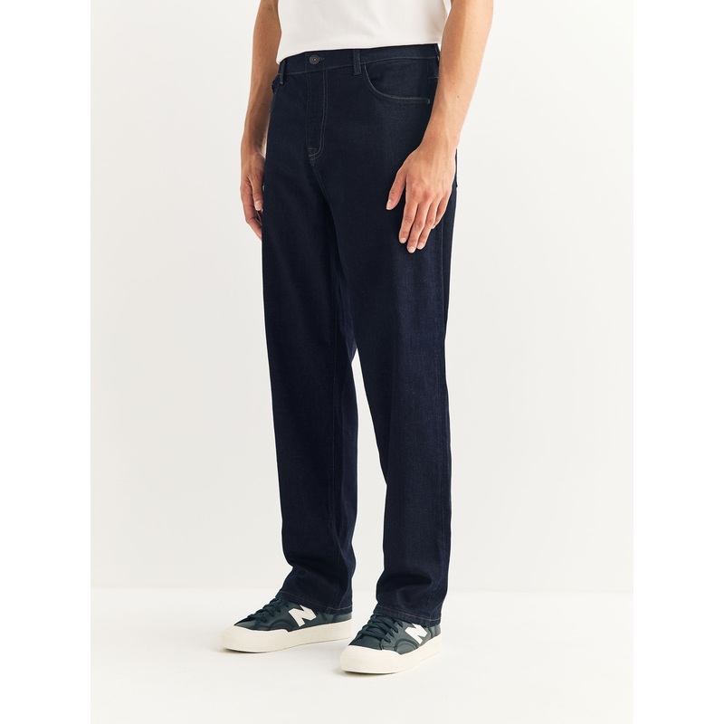 Indigo Rinse Classic Stretch Relaxed Fit Jeans