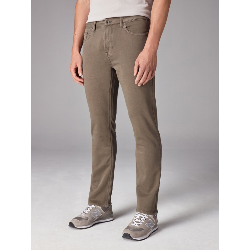 Mushroom Brown Slim Fit Comfort Stretch Jeans
