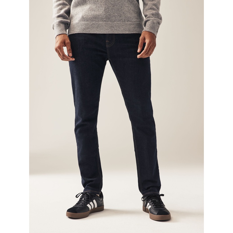 Blue Indigo Rinse Single Skinny Fit Classic Stretch Jeans
