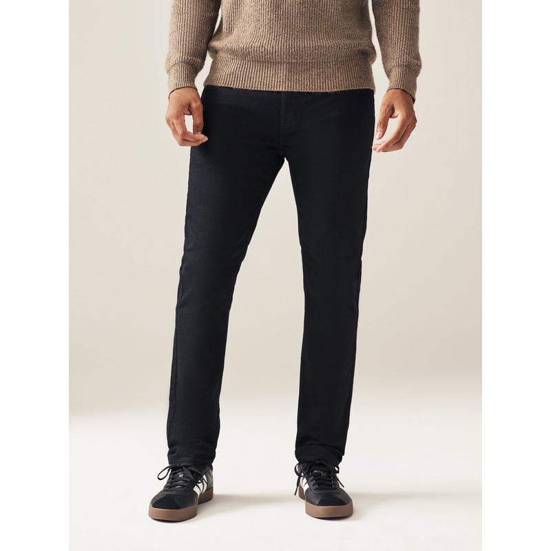 Black Solid Single Skinny Fit Classic Stretch Jeans