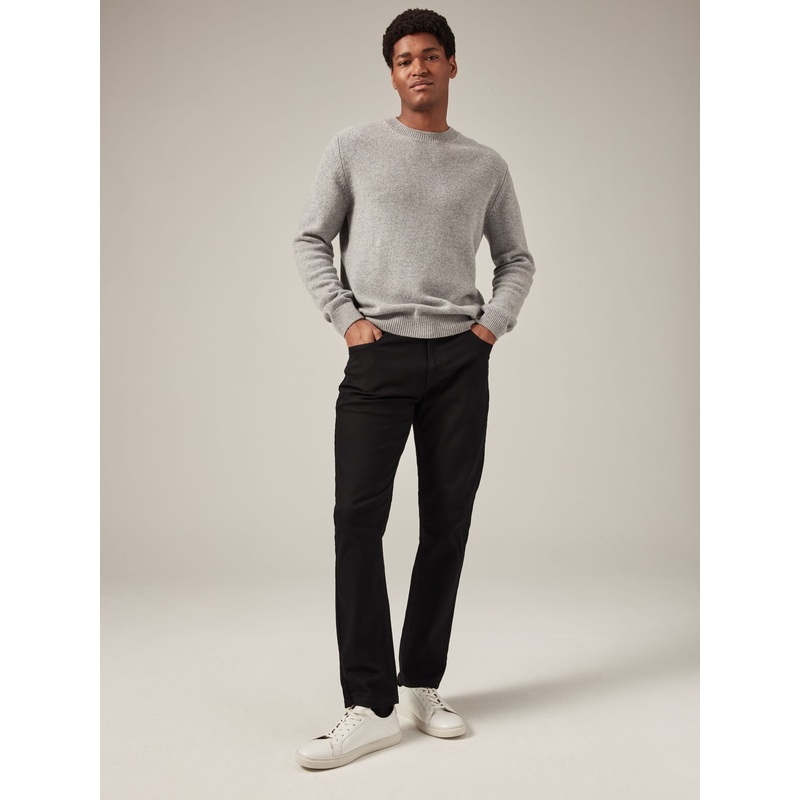 Black Solid Single Slim Fit Classic Stretch Jeans