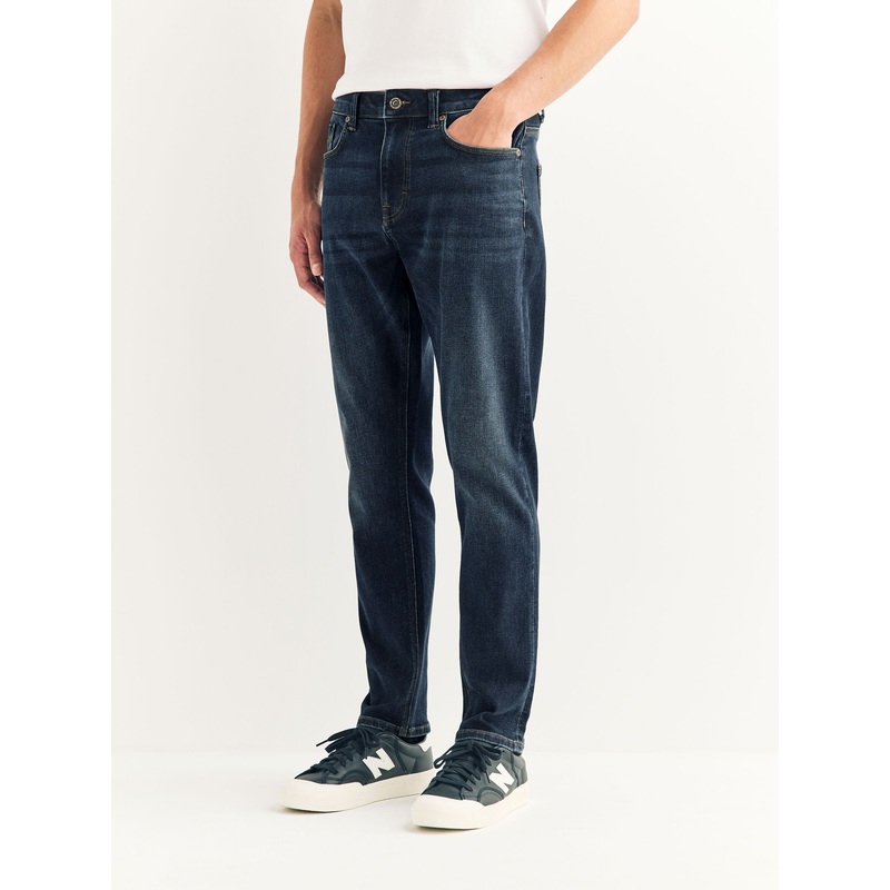 Blue Mid Indigo Slim Fit Motionflex Jeans