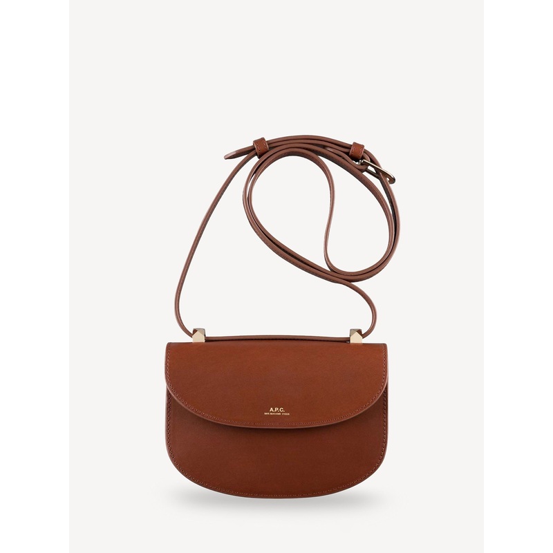 A.P.C. Brown Mini Geneve Bag