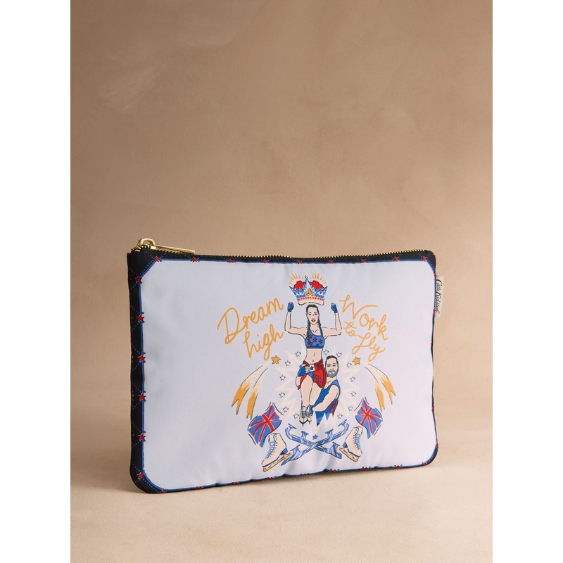 Cath Kidston Blue Lilah and Lewis Pouch