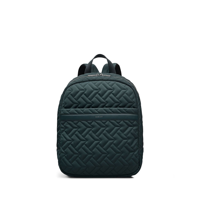 Radley Green Holland Park Quilt Zip Top Backpack
