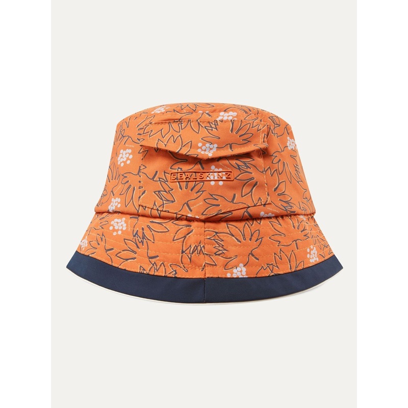 Sealskinz Orange Reversible Seething Waterproof Lightweight Bucket Hat