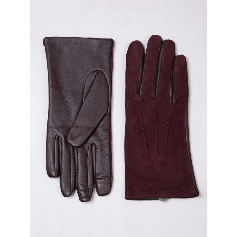 Lakeland Leather Berry Hesket Suede Gloves
