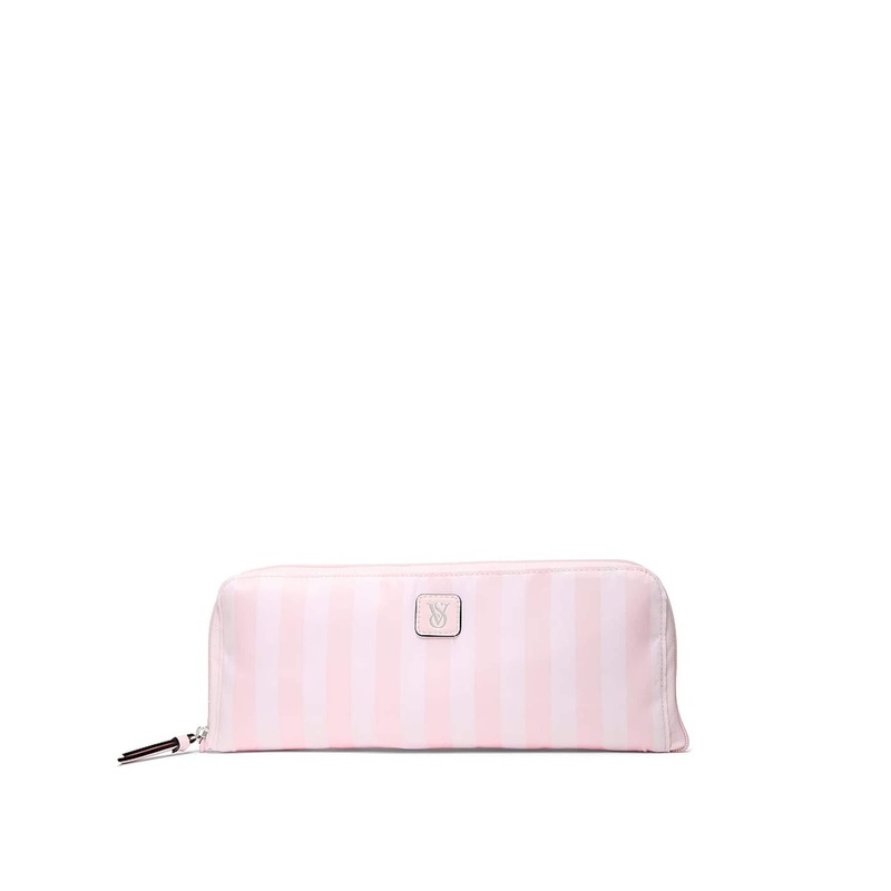 Victoria’s Secret Iconic Stripe Pink Packable Weekender Bag