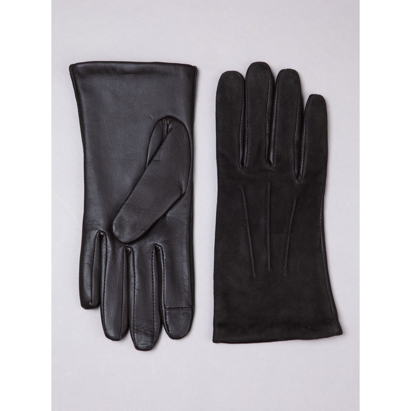 Lakeland Leather Brown Hesket Suede Gloves