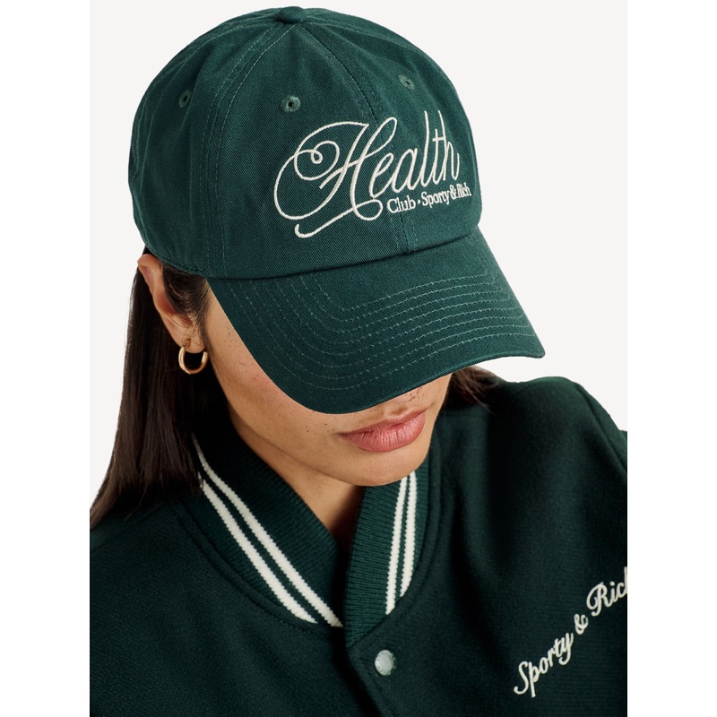Sporty & Rich Green Health Script Hat