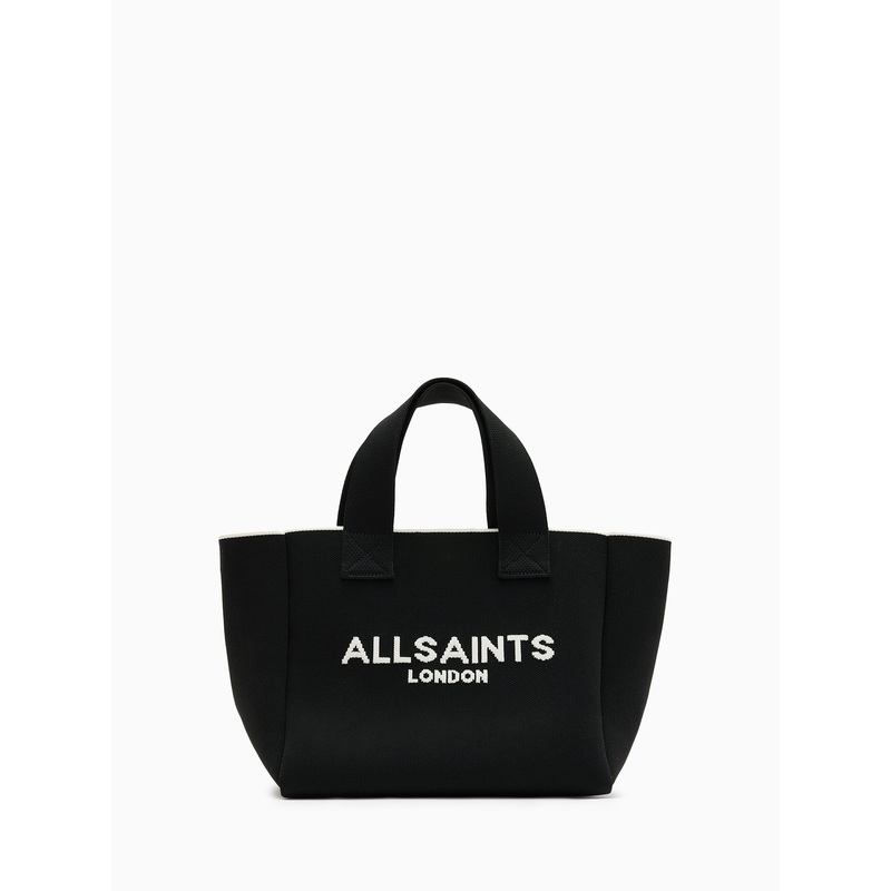 AllSaints Black Izzy Mini Tote Bag