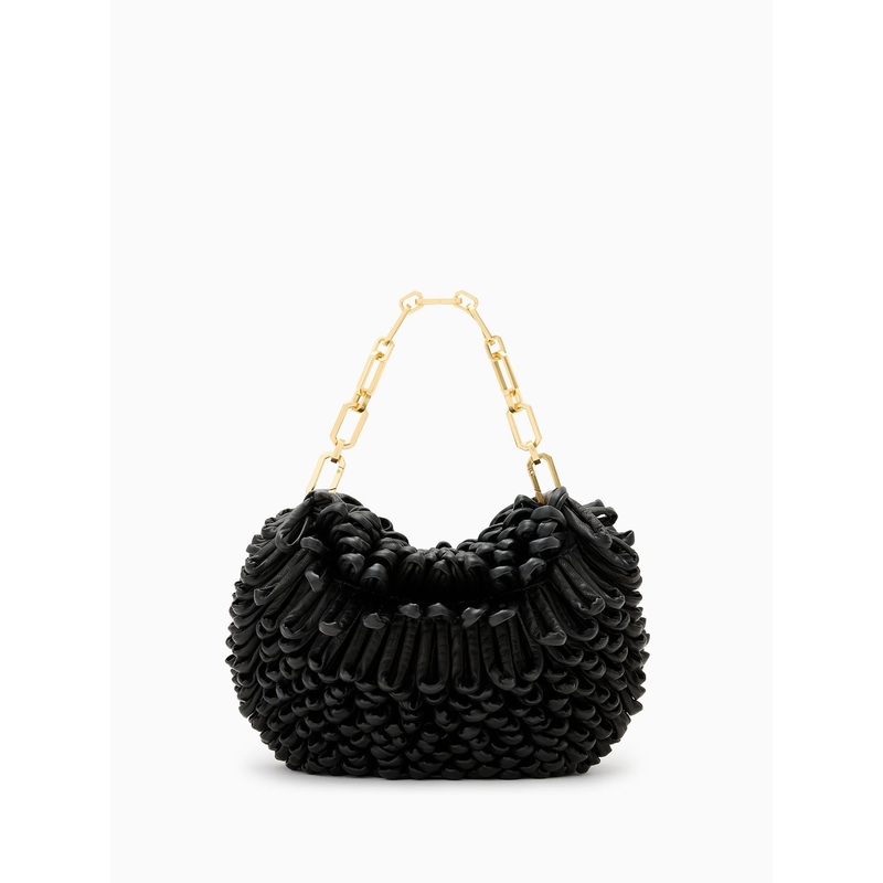 AllSaints Black Madea Mini Loop Bag