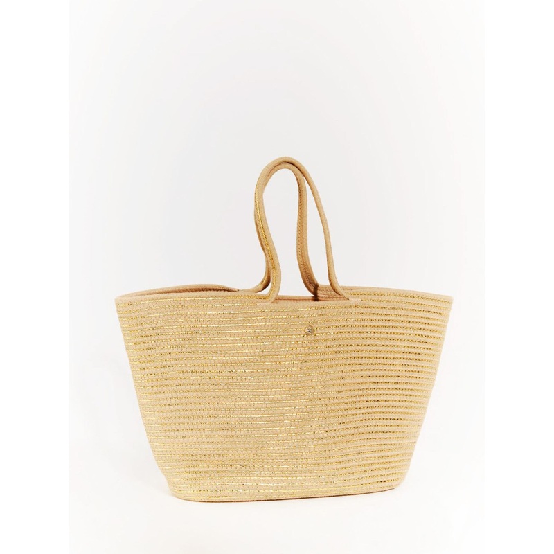 Seaspray Cream Isabella Metallic Bag