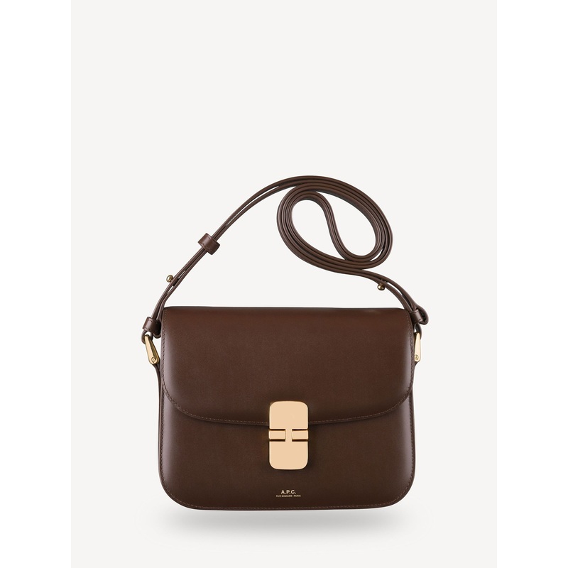 A.P.C. Brown Grace Small Bag