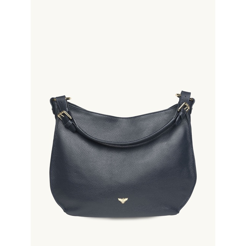 Apatchy Navy The Harriet Leather Bag