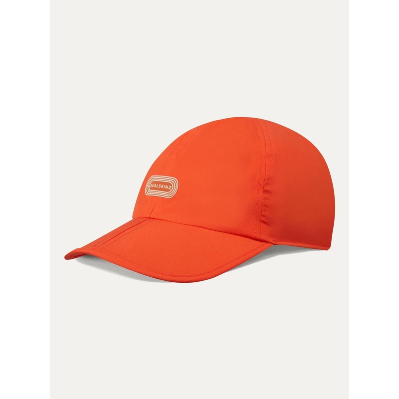 Sealskinz Orange Waterproof Quick Dry Foldable Running Cap