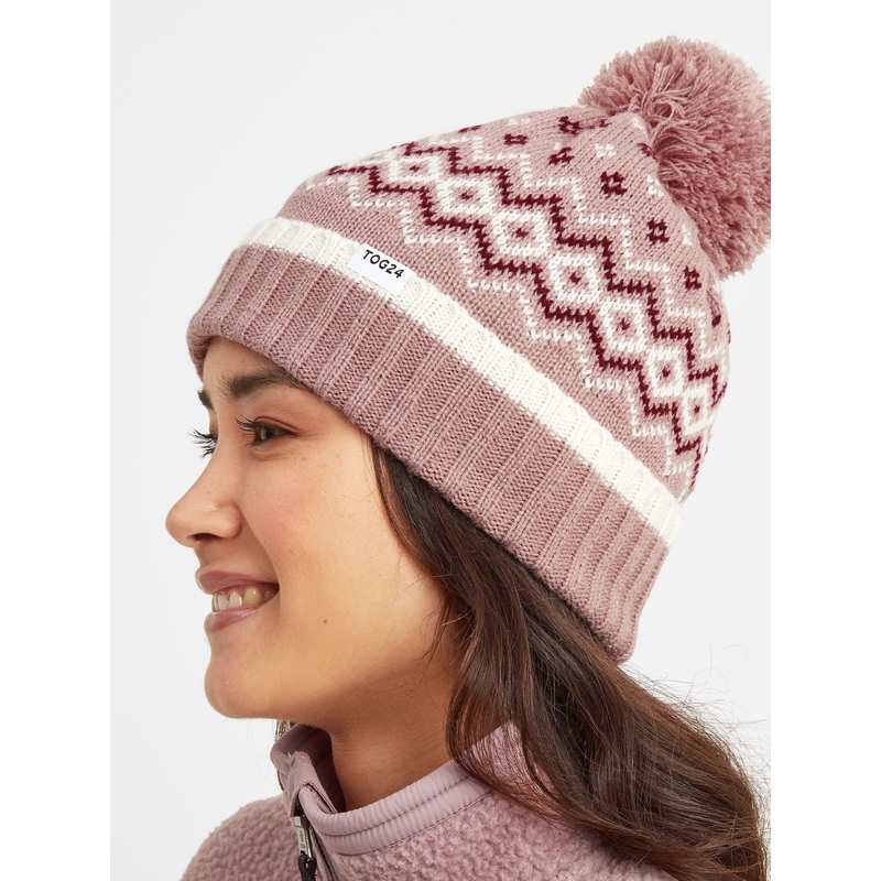Tog 24 Pink Cawley Chocolate Winter Knitted Hat
